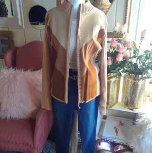 Designer Originals Studio Leather Sweater🎀